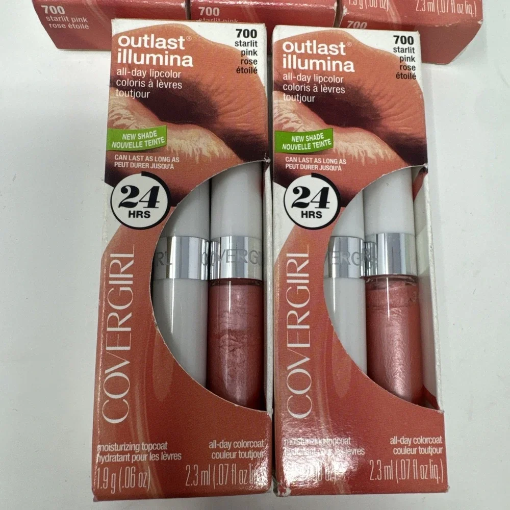 5 - CoverGirl Outlast All-Day Lipcolor Lipstick  #700 Starlit Pink New
